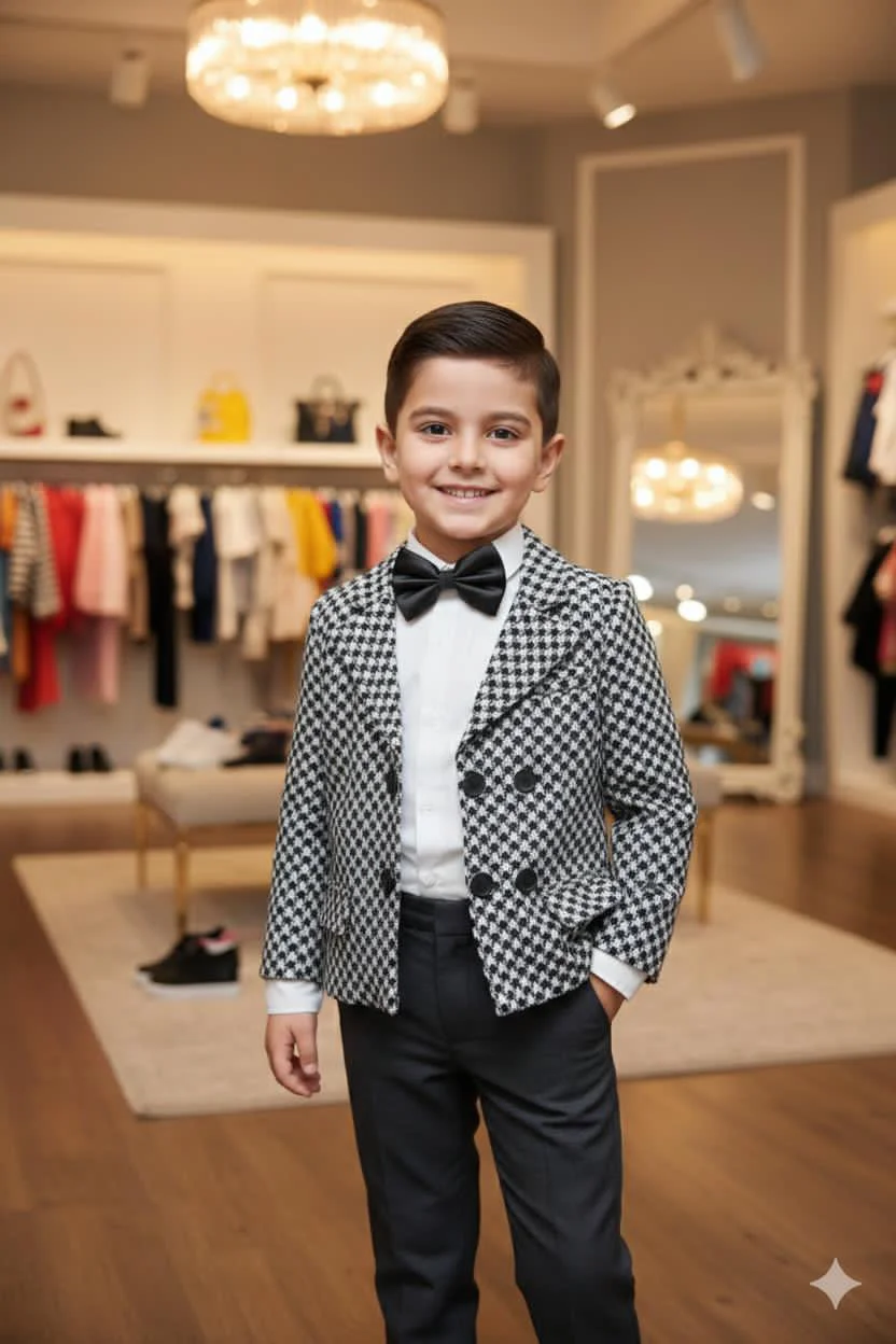 Elegant boy’s set of 4 pieces