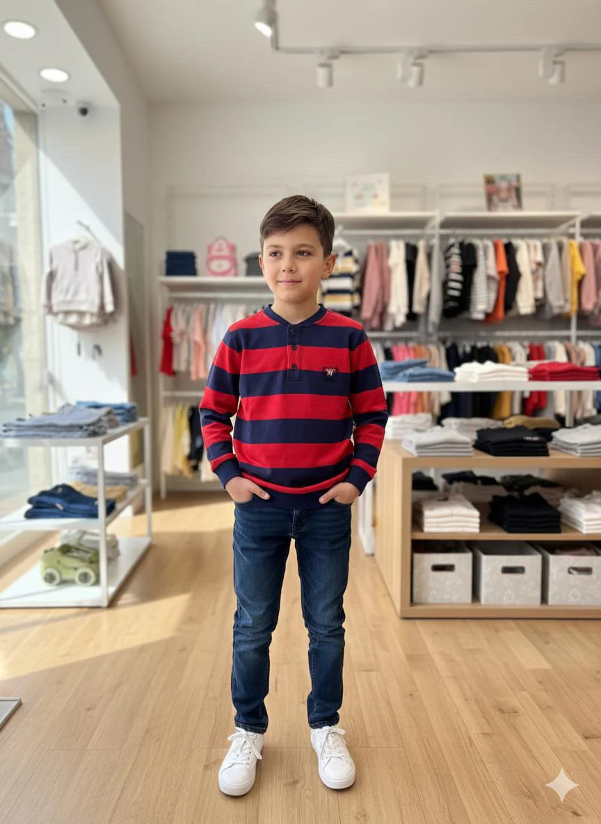 Casual cotton stripped shirt