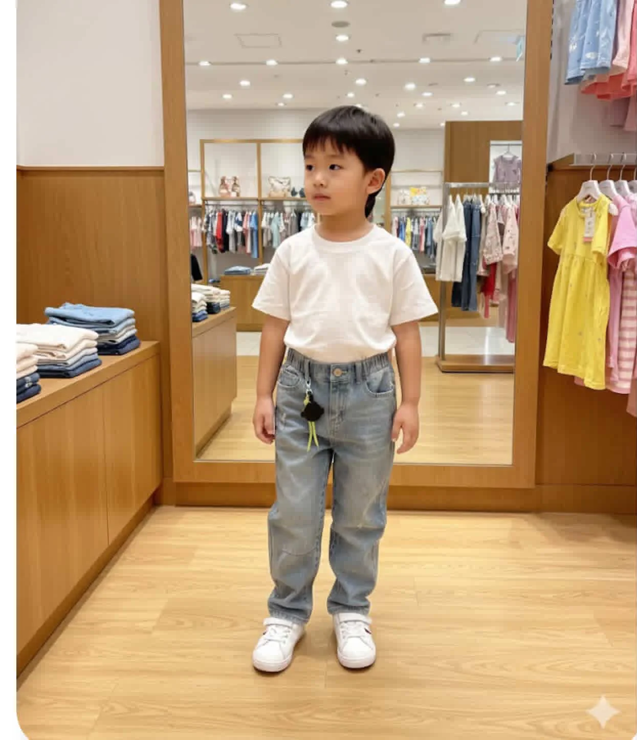 Trendy Bershka denim boyfriend pants