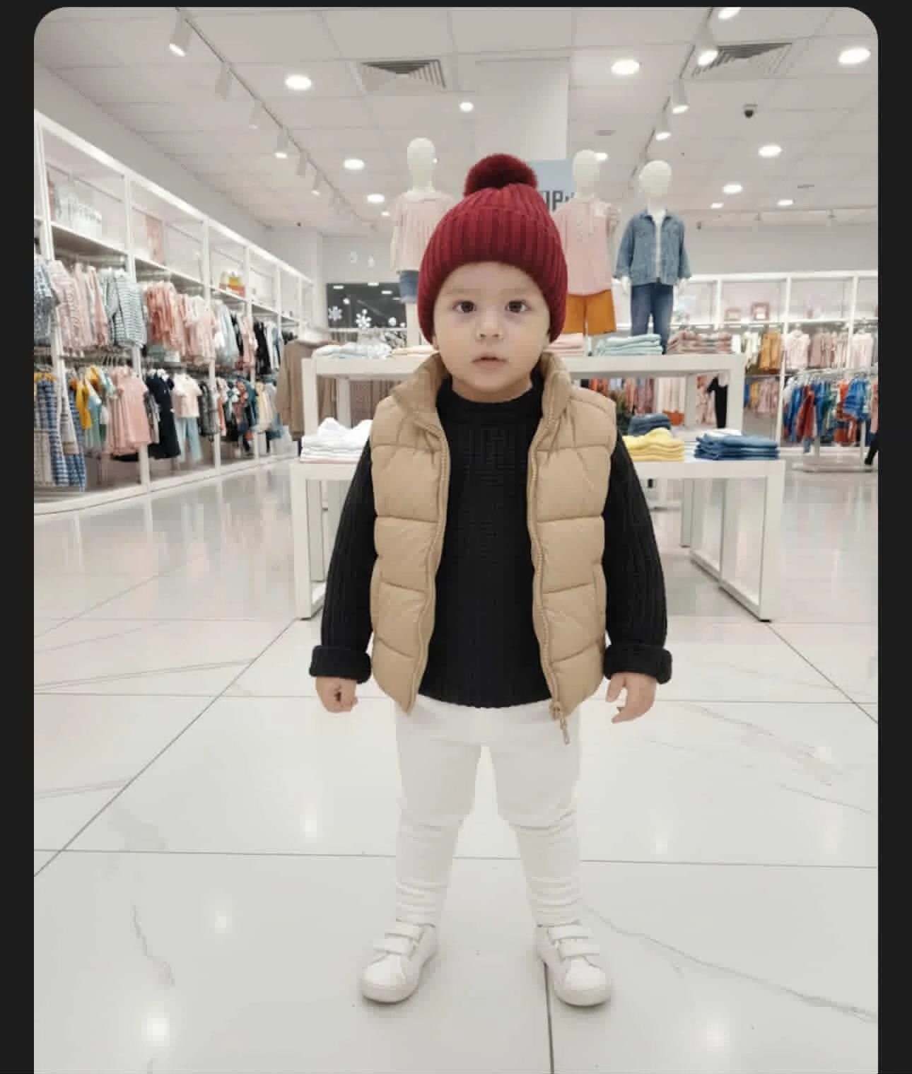 White linen little boy’s pants