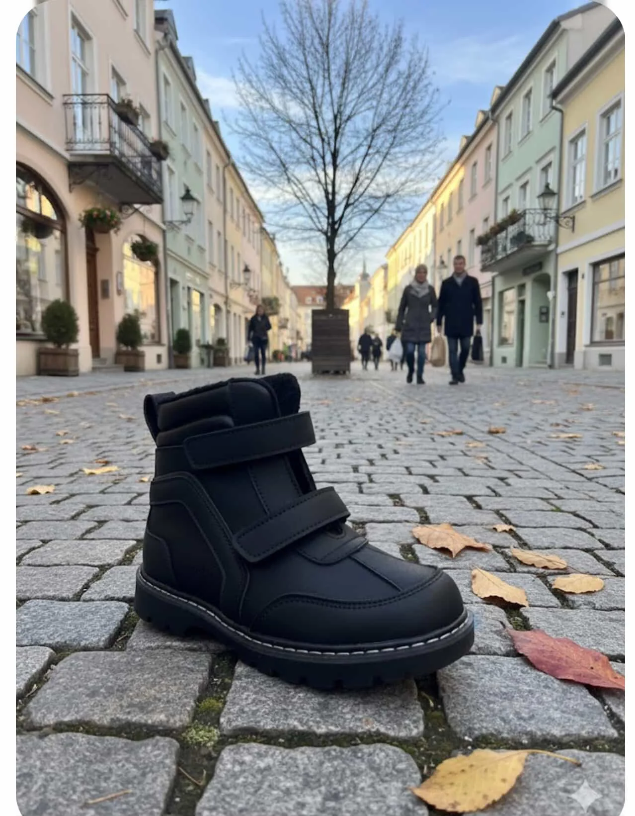 Black winter boy’s boots